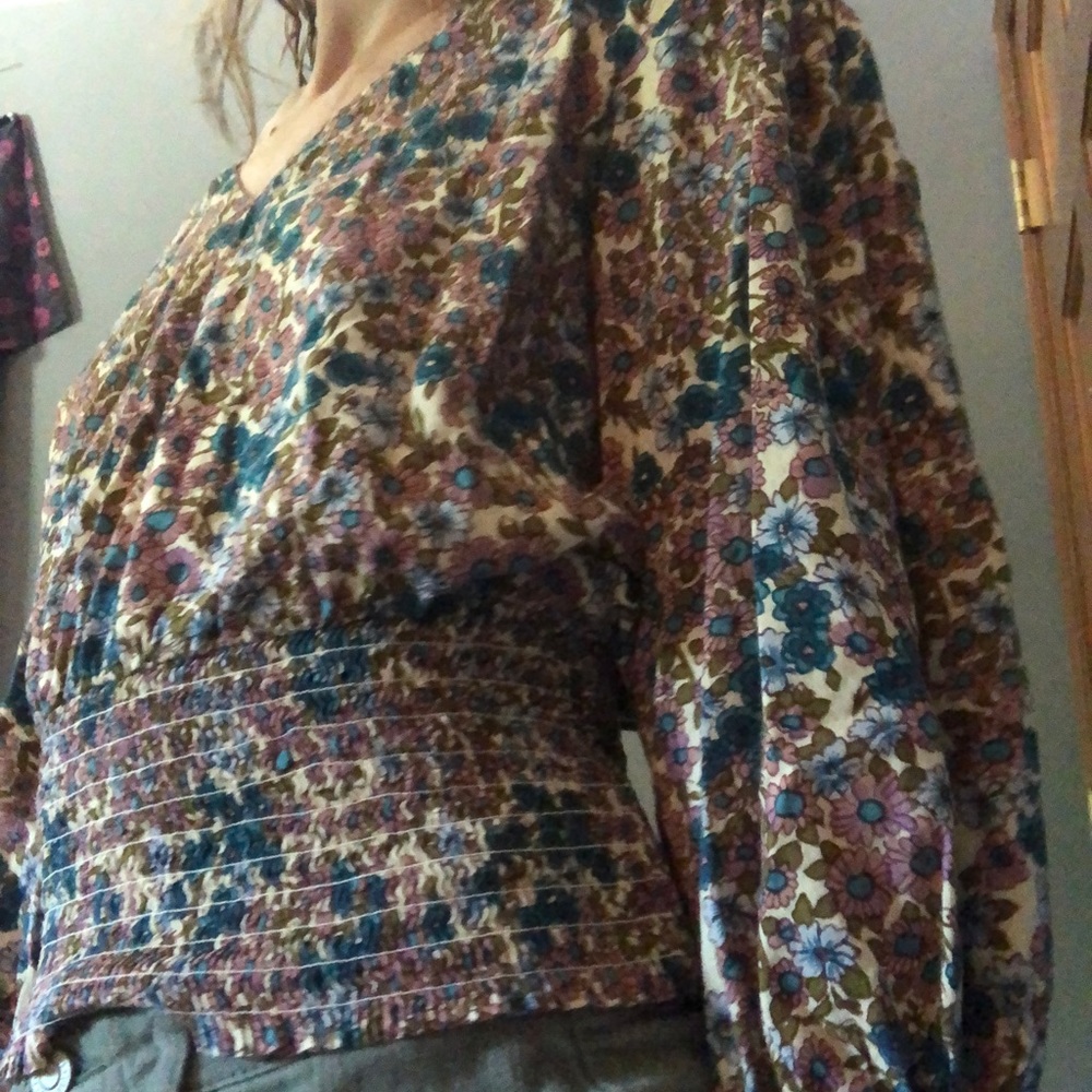 Maeve by Anthropologie floral blouse